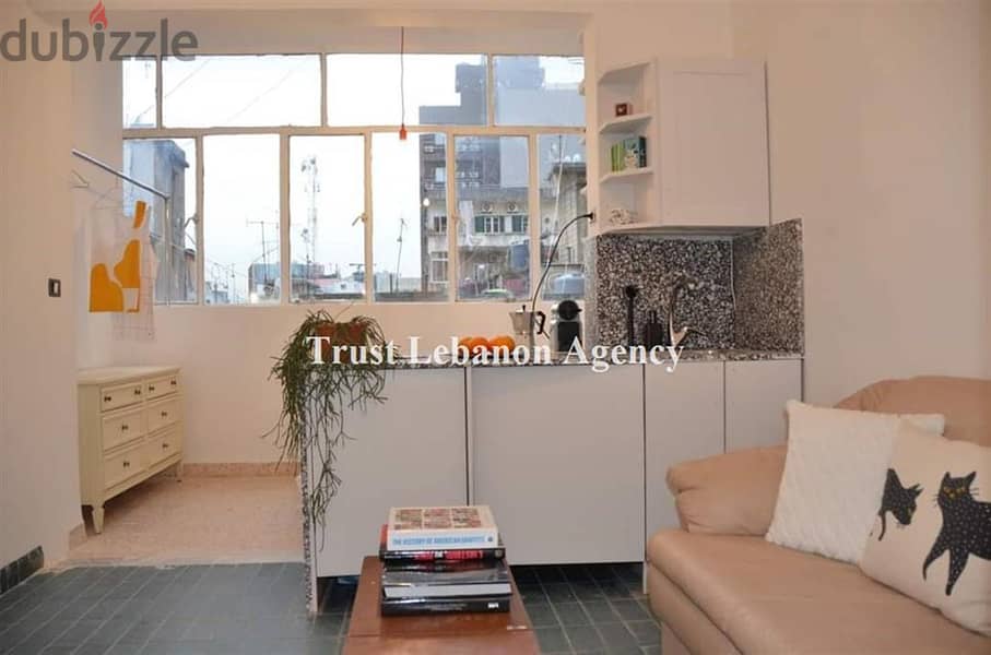 55 Sqm Studio for rent in Achrafieh | Fully equipped 6