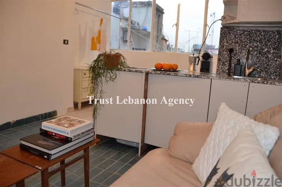 55 Sqm Studio for rent in Achrafieh | Fully equipped 2