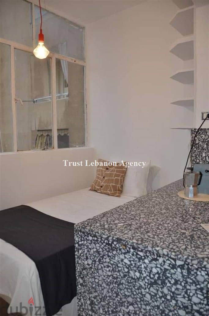 55 Sqm Studio for rent in Achrafieh | Fully equipped 5