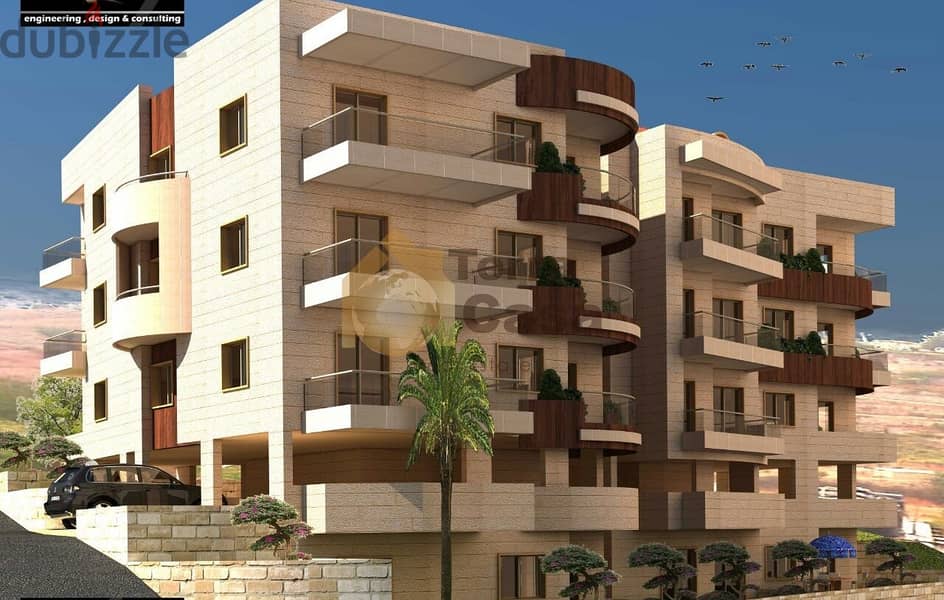 Zahle dhour brand new apartment with open view Ref#322 0