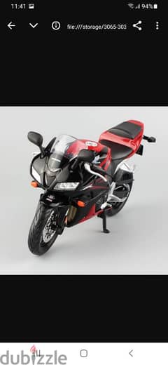 Honda CBR600RR diecast motorcycle model 1:12 0