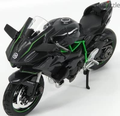 Kawasaki Ninja H2-R diecast motorcycle model 1:12