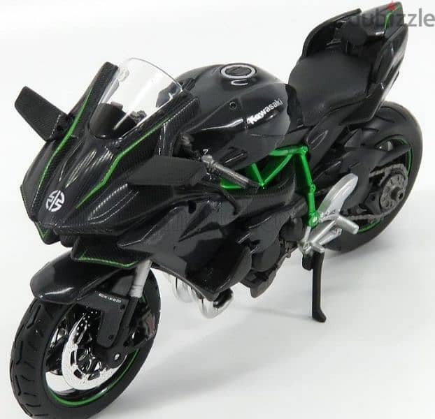 Kawasaki Ninja H2-R diecast motorcycle model 1:12 0