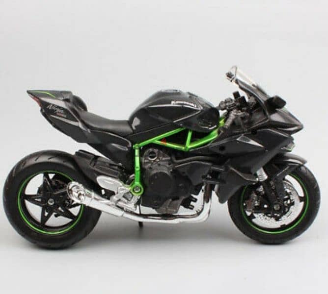 Kawasaki Ninja H2-R diecast motorcycle model 1:12 1