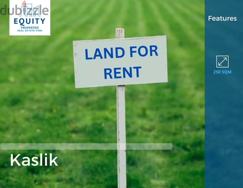 250 SQM Land For Rent In Kaslik أرض للإيجار في الكسليك #RK103858 0