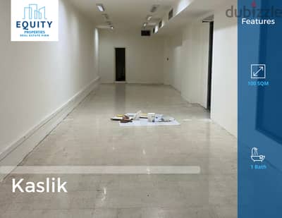 100 SQM Office For Sale In Kaslik مكتب للبيع في الكسليك #RK103958