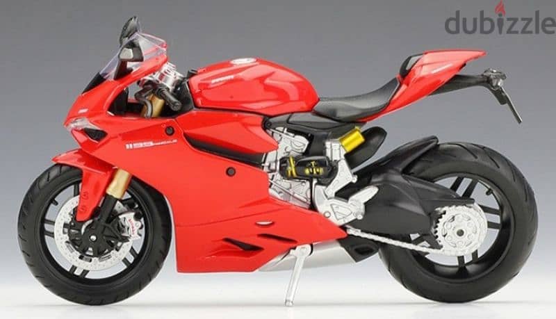 Ducati 1199 diecast motorcycle model 1:12 1