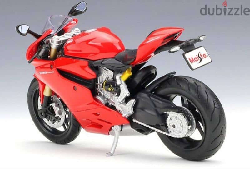 Ducati 1199 diecast motorcycle model 1:12 2