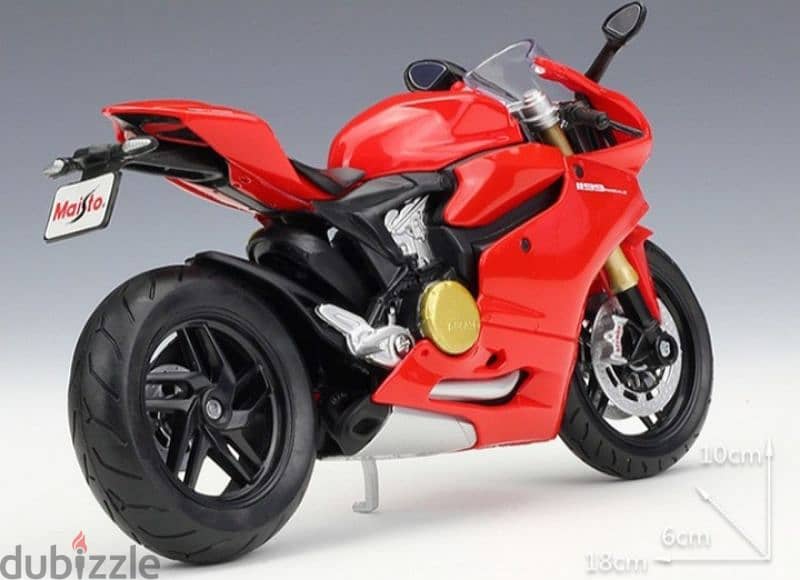 Ducati 1199 diecast motorcycle model 1:12 3