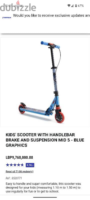 Scooter Oxelo 3