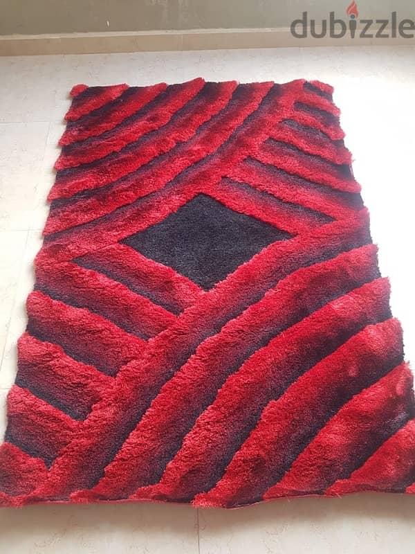 Carpet red and black 1