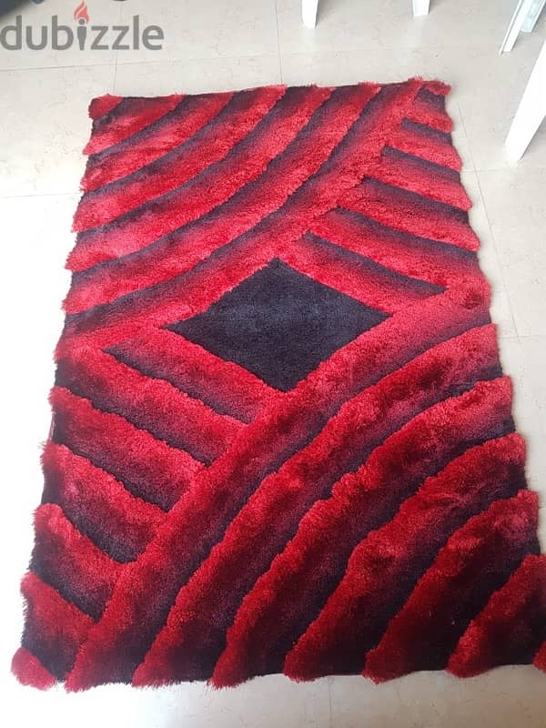 Carpet red and black 2