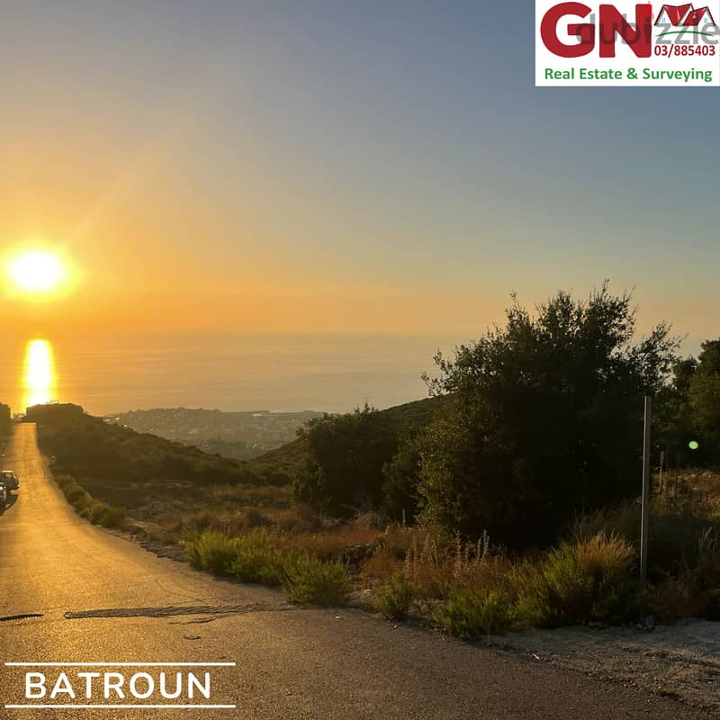 LAND FOR SALE IN BATROUN WITH AMAZING SEA VIEW ارض للبيع في البترون 2