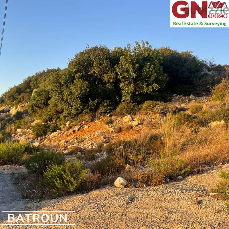 LAND FOR SALE IN BATROUN WITH AMAZING SEA VIEW ارض للبيع في البترون 3