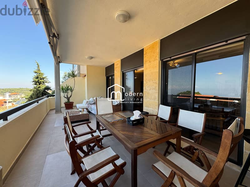 Open Sea view Duplex - 450 Sqm - for Sale In Heart of Broumana 12