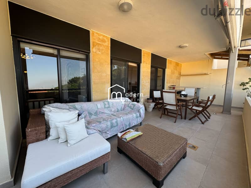 Open Sea view Duplex - 450 Sqm - for Sale In Heart of Broumana 13