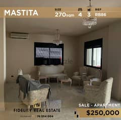 Apartment for sale in Mastita RB86 للبيع في مستيتا 0