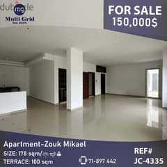 JC-4335 / Apartment for Sale in Zouk Mikael, شقة للبيع في ذوق مكايل 0