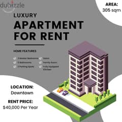 Luxirious Apartment for Rent in Downtown 0