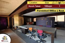 Horsh Tabet 100m2 | Furnished Office | Rent | Prime Location | AA | 0