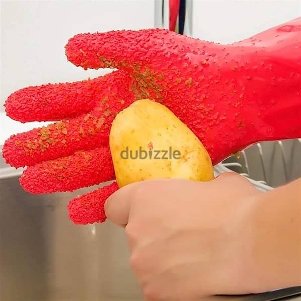 Potato Cleaning gloves, kitchen vegetables 0