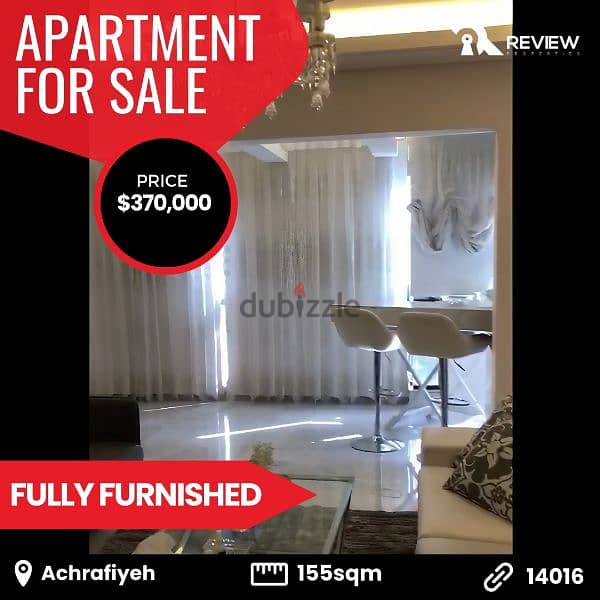 Apartment for sale in Achrafiyeh شقة للبيع في الأشرفية 0