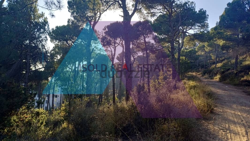 1250m2 land+ Open View for sale in Tallet Temraz / Bikfaya أرض بكفيا 0