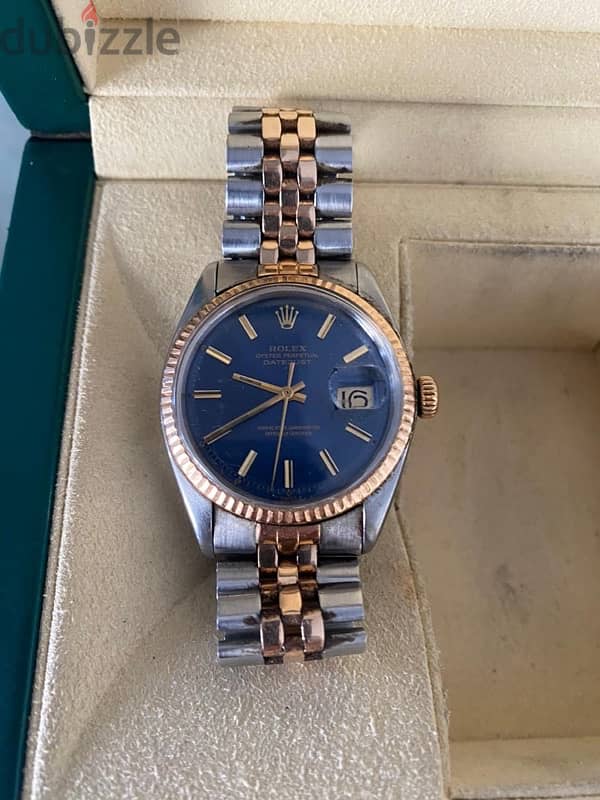 super rare rolex date just rose gold 1