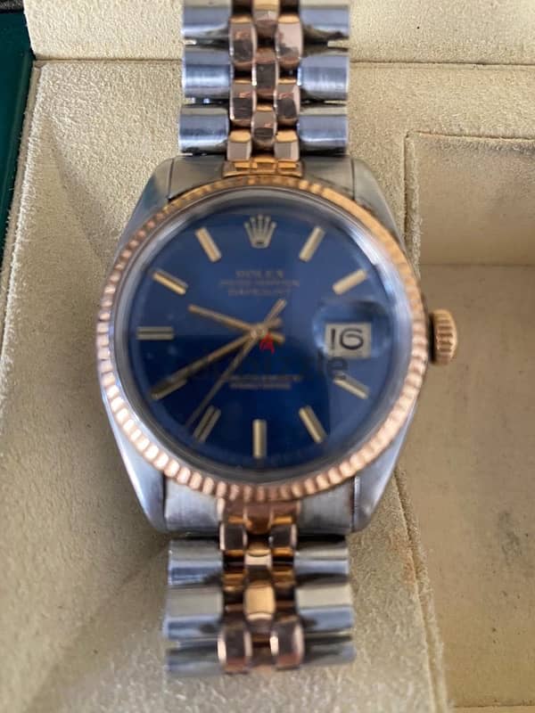 super rare rolex date just rose gold 2