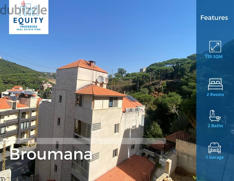 135 SQM Apartment With Terrace For Sale In Broumana #JD104190 0