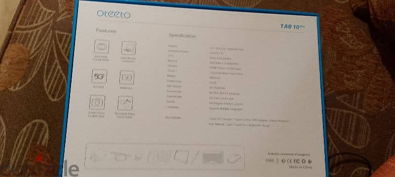 oteeto tab 10 pro used only once 2