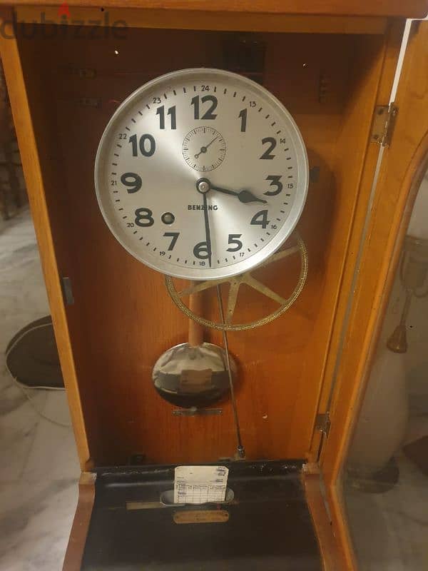 benzing antique original clock,germany schwenningen 3