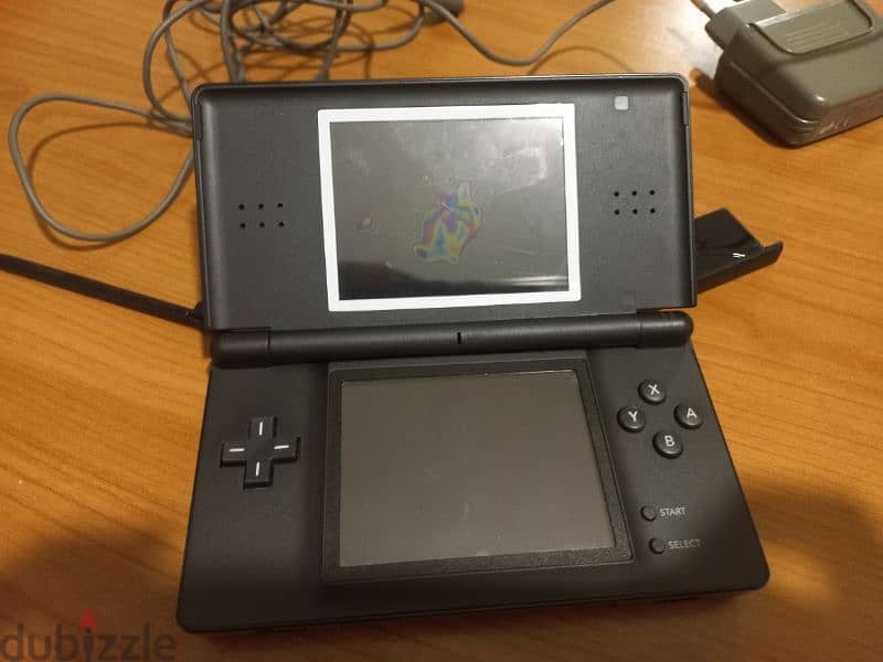 nintendo ds lite with charger and pen 3