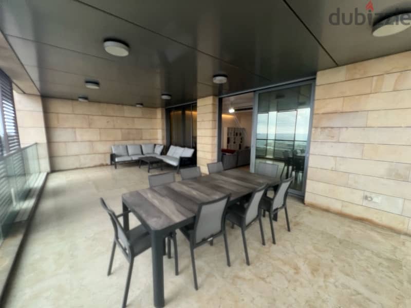 350 sqm apartment for rent waterfront city dbaye with full marina view 4