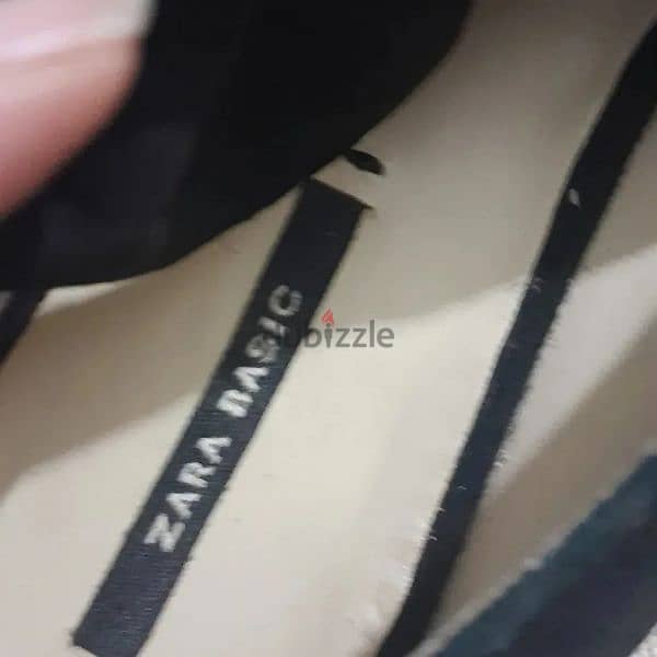 Zara Black Velvet Flats 4