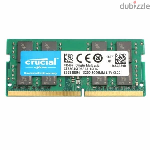 Crucial RAM 32GB DDR4 3200MHz 1