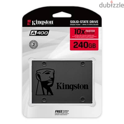 Kingston SSD 240GB A400 SATA 3 2.5" Internal SSD SA400S37/240G