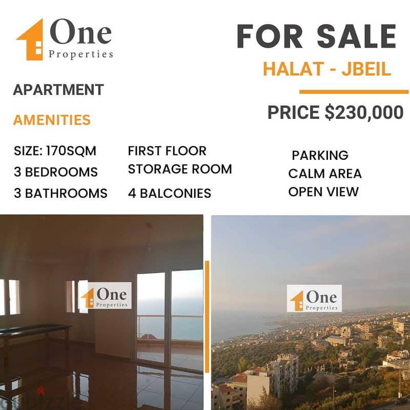 APARTMENT FOR SALE IN HALAT 0