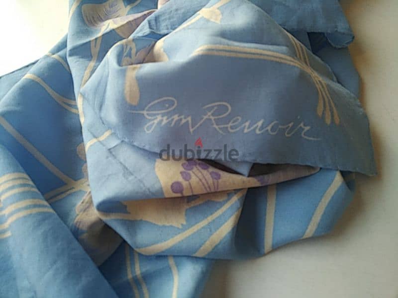 Vintage Gim Renoir blue scarf - Not Negotiable 2