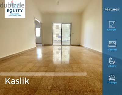 120 SQM Apartment for Sale In Kaslik شقة للبيع في الكسليك #RK104258