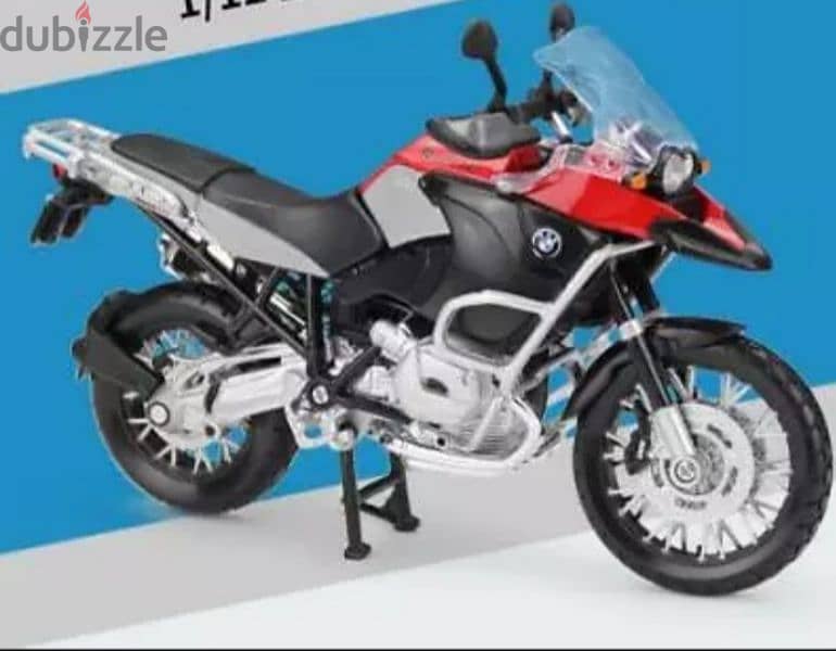 BMW R 1200 GS diecast motorcycle model 1:12 2