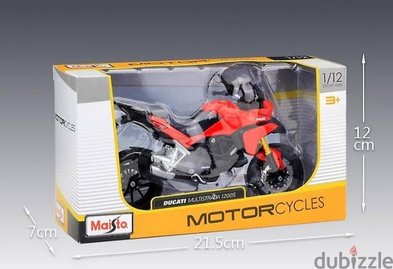 Ducati Multistrada 1200 S diecast motorcycle model 1:12 4