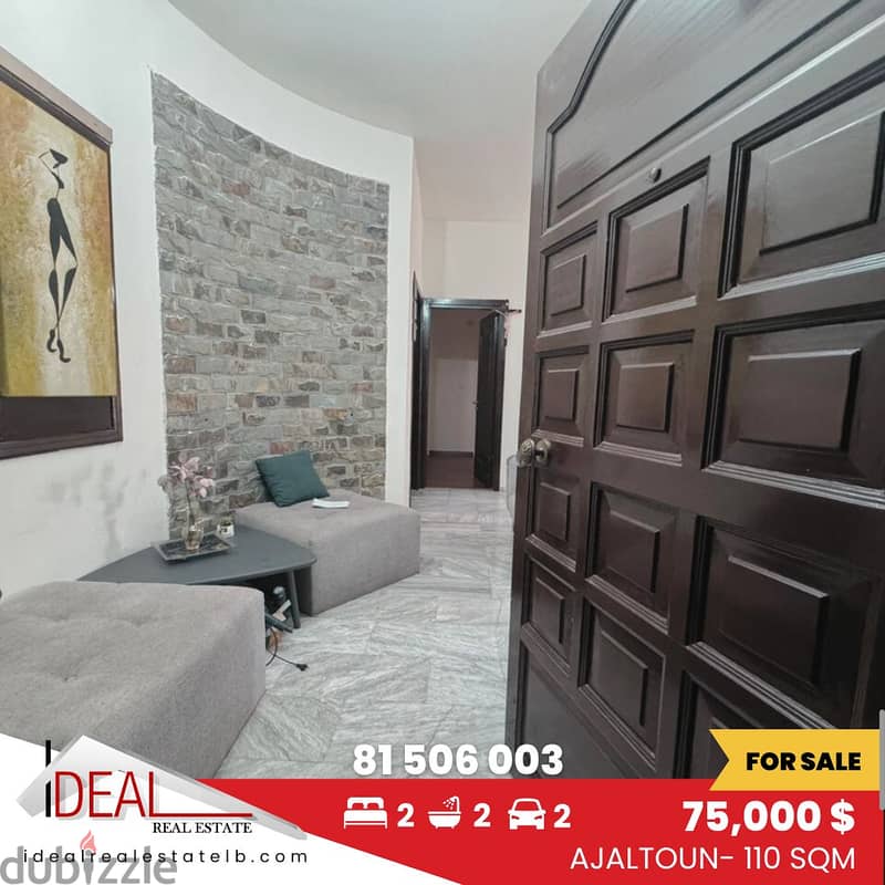 110 sqm  Apartment for sale in Ajaltoun REF#KZ230 0