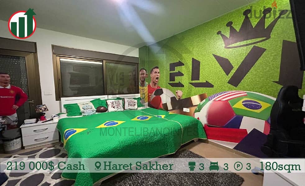 FULLY FURNISHED AND DECORATED APARTMENT FOR SALE IN HARET SAKHER!! 7