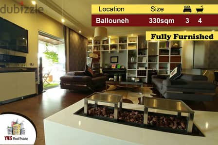 Ballouneh 330m2 | Designer's Signature | Fully furnished -