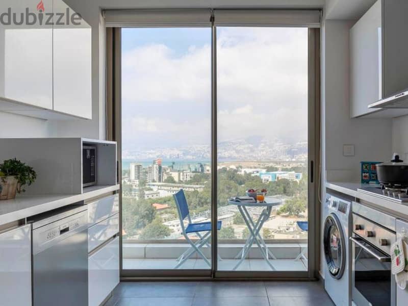 L16199-Bright & Unfurnished Apartment For Sale in Mar Mikhael 3