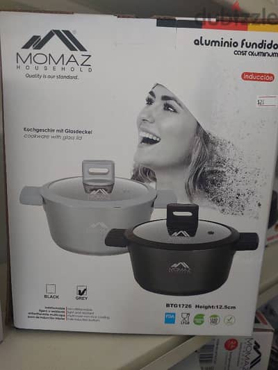 cookware with glass lids MOMAZ Germany