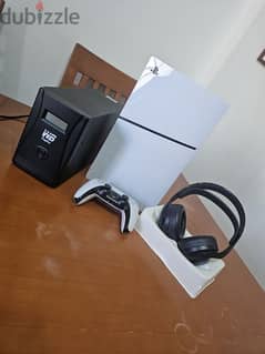 Ps5 slim + controller + Ps headset + UPS 3000VA 0