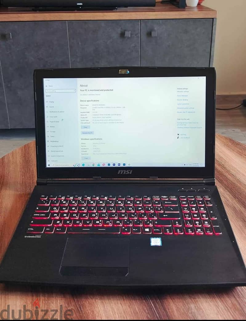 MSI GP62 7RDX Gaming Laptop (i7 7th Gen HQ) 3