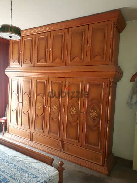 ANTIQUE BEDROOM HAND MADE WOOD 7